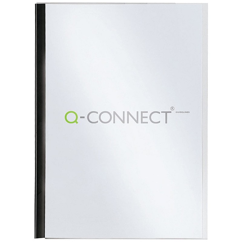 Q-Connect Black A4 5mm Slide Binder and Cover Set (Pack