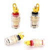 Speaker Binding Post Copper Plug Sockets 4Mm Binding Post Amplifier