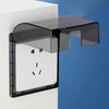 Waterproof Electrical Outlet & Switch Safety Cover Black 4ea