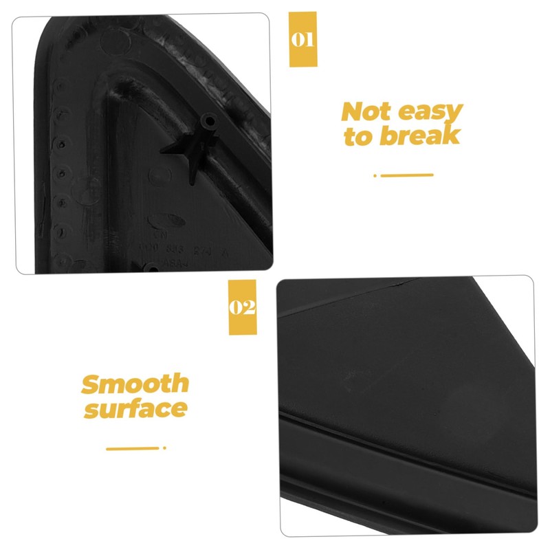 MAGICLULU 2Pcs Triangle Cover Plate for Car Front Pillar Durable
