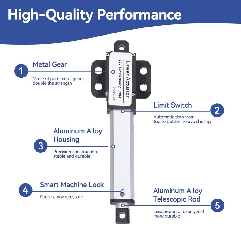 Mini Electric Linear Actuator, Mini Electric Linear Motion Actuator, 50