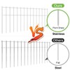 Animal Barrier Fence 10Pack, 24x15in Underground Protect Panels for Garden