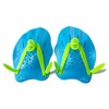 Swimz Excel Technical Hand Paddles - Blue / Lime (Medium)