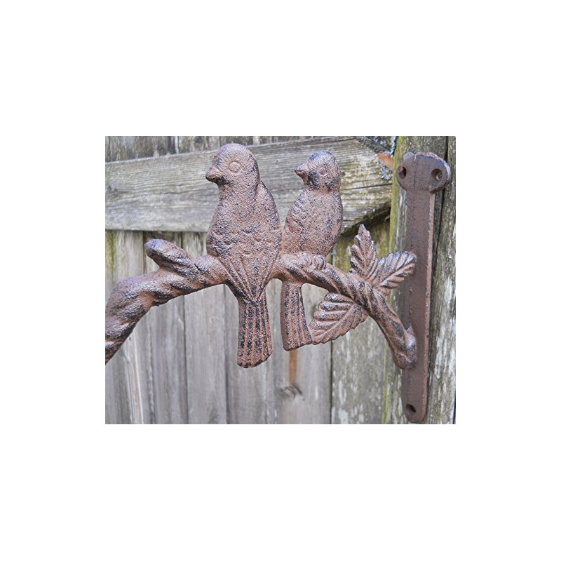 Cast Iron Bird Decorative Bracket with Plant Hook