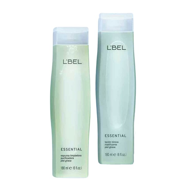 L'Bel Essential Face Exfoliant Cleanser + Astringent Tonic: Oily Skin