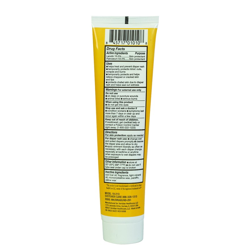 Thera|Care Vitamin A&D Ointment | Lanolin • Petrolatum | Long-lasting