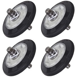 Nispira 4581EL2002C Dryer Drum Roller Assembly Compatible with LG Dryers Replace 4581EL2002A 4581EL2002B 4581EL2002D AP5688895 PS8260240, 4 Rollers