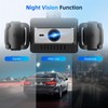 Hodozzy 4 Channel Dash Cam Car 1080P, 360° View Front