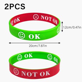 Autistic Reversible Wrist Band Amazing Autism Communicate Emotions Awareness