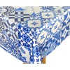 Karina Home Moroccan Tiles Blue Wipe Clean Tablecloth Vinyl PVC