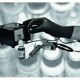 Large ORIGINAL GL8973 Polyco Bodyguards Disposable Black Nitrile Examination Gloves | Medical | Industrial | Hair, Beauty | Food | Janitorial | Powder Free | Latex Free | 1 Box of 100