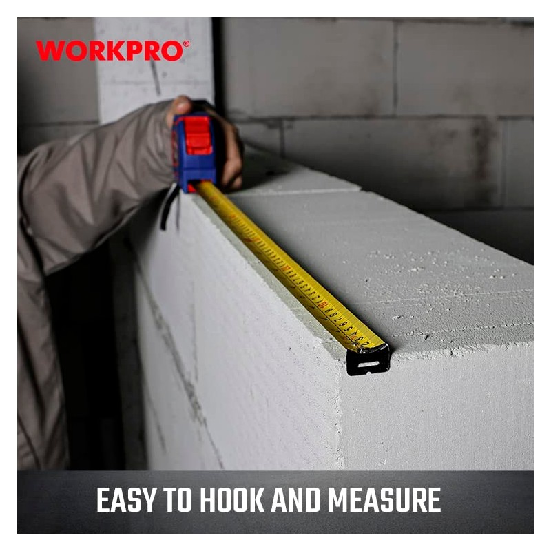 WORKPRO Plastic Tape 5m 19mm 12.5 x 8 x 8cm