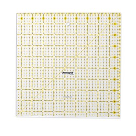 Prym 611480 Universal 9.5 x 9.5 Inch Omnigrid Ruler, Plastic, Transparent