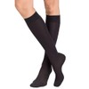 Hudson Relax Fine Women's Knee Socks Pressure-free Waistband, Anthracite 0545