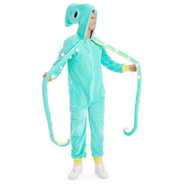 Tipsy Elves Funny Sea Animal Hallowen Costume for Men Seafoam