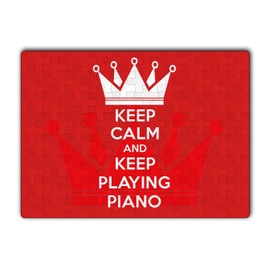 Makoroni - Keep Calm and KEEPPLAYING Piano - Jigsaw Puzzle 80 pcs, DesP82