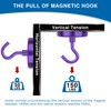LOVIMAG Cruise Essentials, 150Lbs Cruise Door Magnets, Purple Magnet Hooks