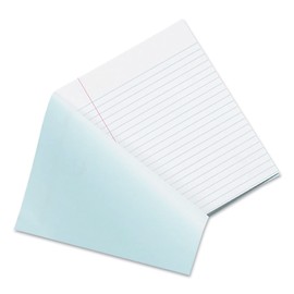 Pacon 831884 Exam Notebook 7-Inch x 8.5-Inch Wide Ruled 12 Sheets Blue (BB7824)