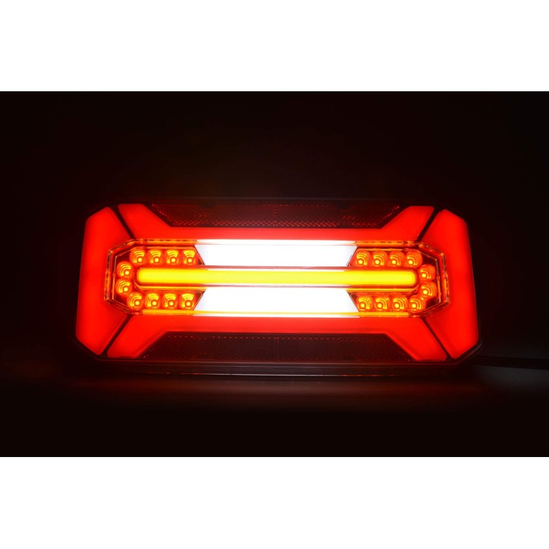 WAŚ LED Rear Light Truck Car Trailer 6 Functions 12V-24V
