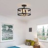 AGV LIGHTING Semi Flush Mount Ceiling Light Fixture There-Light Close