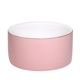 Paper Clip Holder - Ceramic Paperclip Holders for Desk, Binder Paper Clip Dispenser Organizer (Pink)