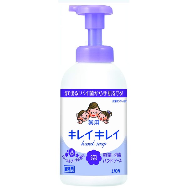 Kirei Kirei Kirei Medicated Foaming Hand Soap, Floral Soap Scent, Body Pump, 19.4 fl oz (550 ml) (Quasi-Drug)