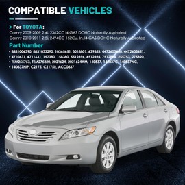 Farrme A/C Compressor Fit for Toyota Camry 2.4L 2.5L 2009-2011 CO 11270C Automotive Replacement AC Compressor with Clutch 158380, 8831006390, 8831033290