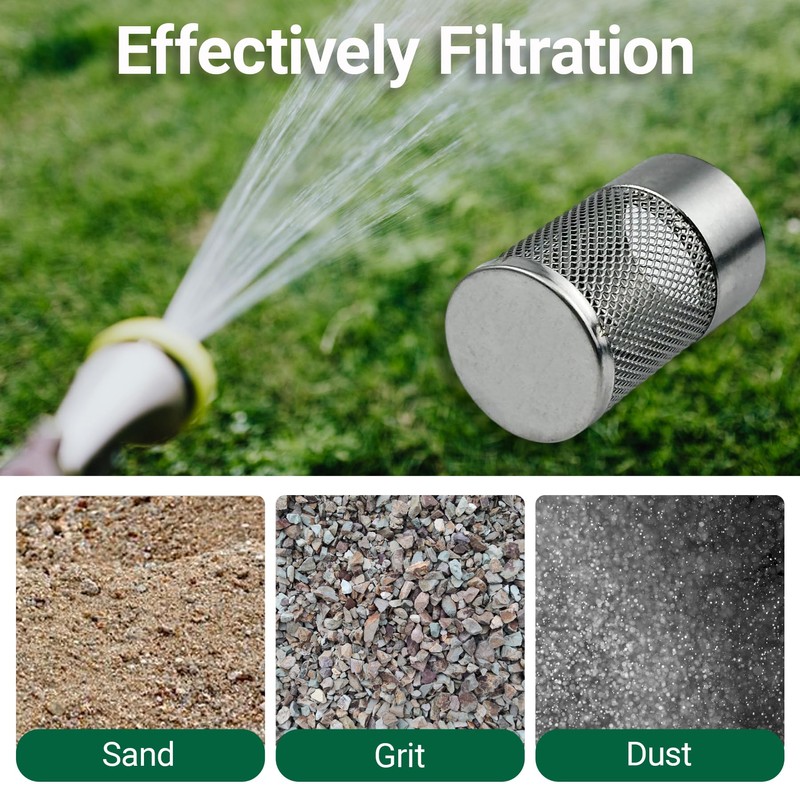 2Inch Garden Hose Strainer, 58MM Garden Hose Inlet Strainer Mesh