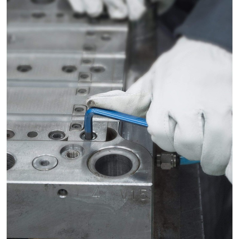 VESSEL 8900BP Hexagon Bar Rainbow L Wrench with 0.08 inch