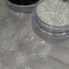 Bonnie B Nail Chiffon Tok Tok White Silver Pearl Glitter