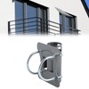 Aerial Mast Pipe Bracket Stainless Steel 30mm to 50mm Adjustable