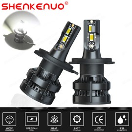 SHENKENUO H4 Hi-Lo Beam LED Headlight Bulb For Honda VT Shadow Spirit Ace 500 700 750 1100