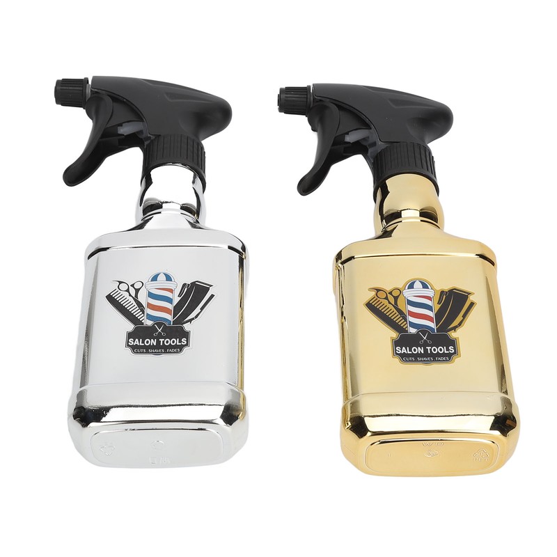 2pcs Empty Spray Bottles 500ml Adjustable Spray Fine Mist Hair