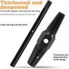 Double Head Screw Extractor 1/2 and 3/4 Inch with Stick,