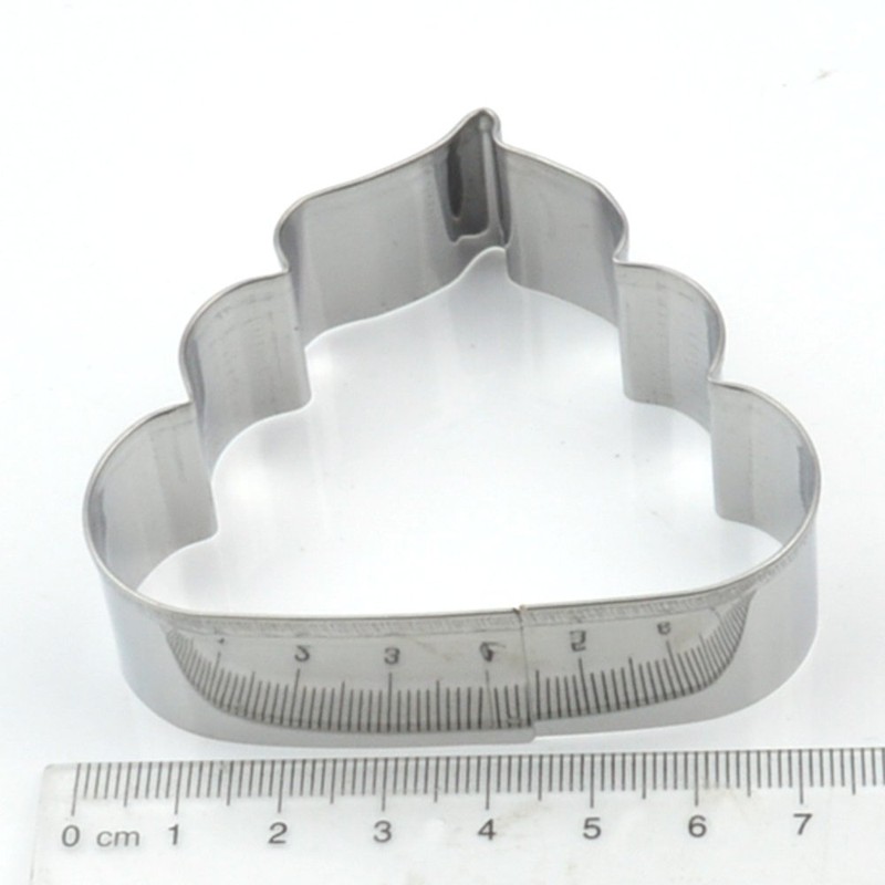 GXHUANG Cute Dung Cookie Cutter - Stainless Steel (Poo)
