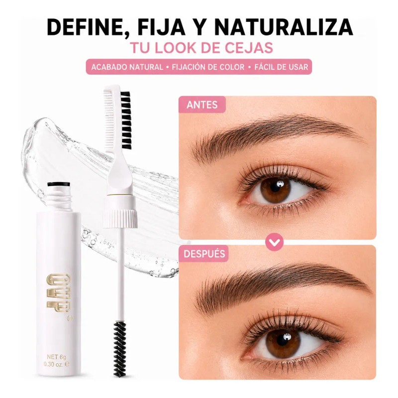 Gel Para Cejas Gel Planchar Cejas Con Pincel Transparente
