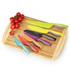 Cook N Home 14-Piece Coated Carbon Stainless Steel Knife Set