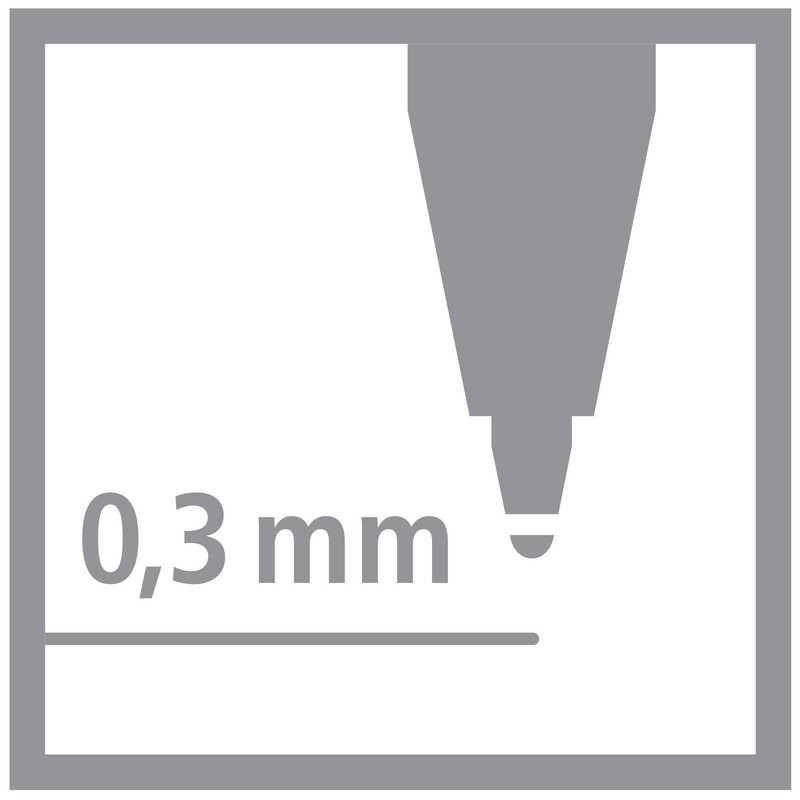 Rollerball - STABILO worker+ Fine - Box of 10 -