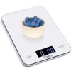Ozeri Touch Professional Tempered Glass Digital Kitchen Scale, White