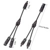 Cleqee Solar Connector Y Branch Parallel Adapter 1 Pair 1
