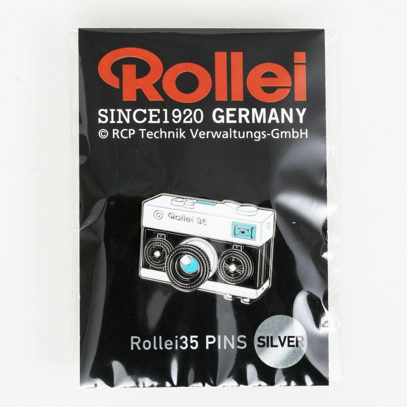 ROLLEI RL-032-SI 35 Camera Pin Badge Camera Motif One Point