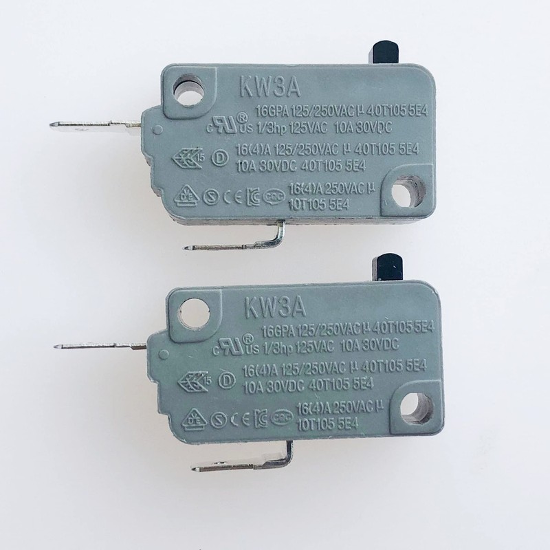 KW3A 16A 125V/250V Microwave Oven Door Interlock Switch Normally Close