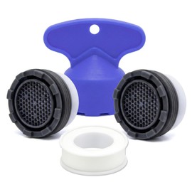 2 Pack Faucet Aerator Replacement Kit for Moen 137401, 1.5 GPM, 18.5MM