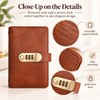 Combination Lock Cash Organizer for Budgeting – 100-Page Capacity with