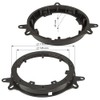 tomzz Audio 2855-006 Speaker Rings Adapter Brackets Compatible with Toyota