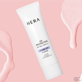 Hera UV Protector Tone-up Sun Cream 50ml (SPF50+) NEW Peach Tone-up Cream / 헤라 유브이 프로텍터 톤업 선크림 50ml (SPF50+) NEW 피치 톤업 크림