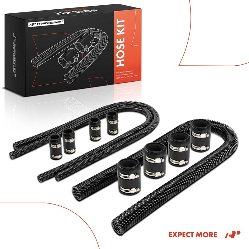 A-Premium 48" & 44" Universal Flexible Radiator Hose - Stainless