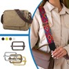 DSUWAZU 60 Pieces Metal Adjustable Slide Buckles,Metal Triglide Slides Rectangle,