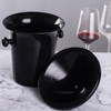 TOSSPER Plastic Wine Tasting Spittoon Wine Dump Bucket Double Ears