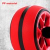 Abdominal Wheel Roller Trainer Fitness Equipment - Color: Red And